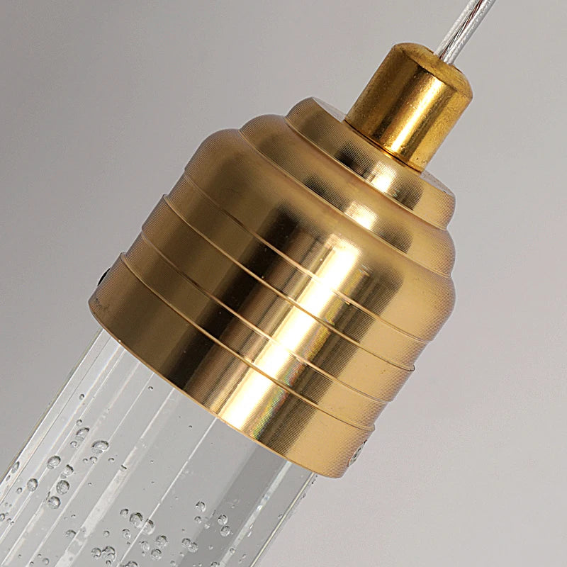 Luxury Crystal Pendant Light with Gold Fixtures Crystal Hanging Lamp for Living Room Bedroom Dining Room Modern Home Decor