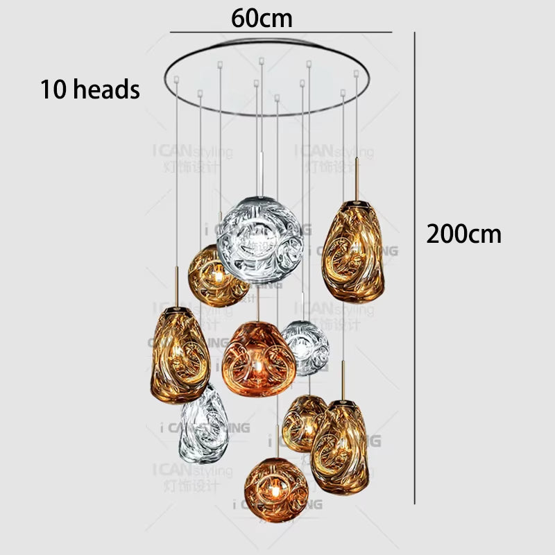 Modern Home Lighting, Living Room Pendant Lights, Dining Room Glass Pendant Lights, Indoor Lighting