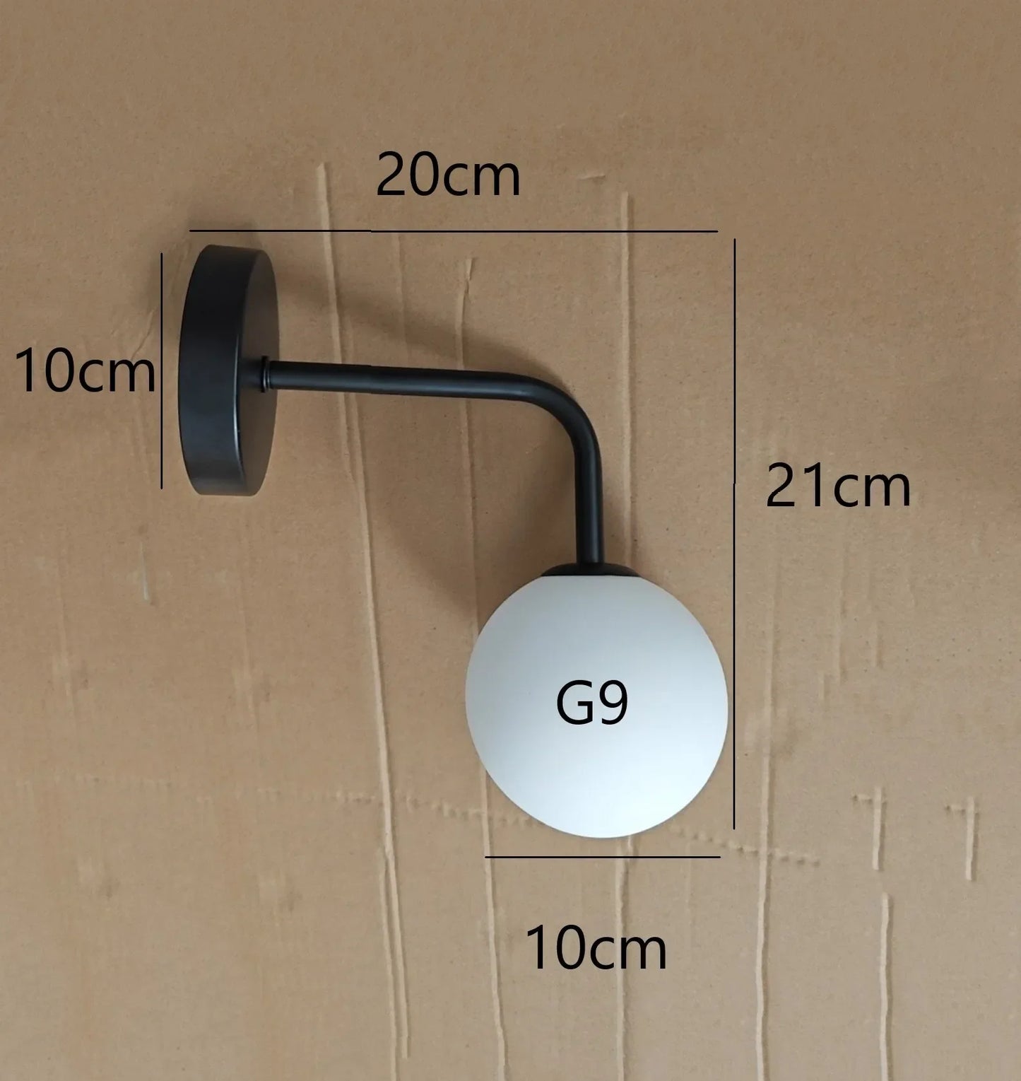 Modern Simple Glass Wall Lamp Nordic Creative LED Luxury Wall Lamps for Living Room Bedroom Bedside Wall Light Fixtures Lighting