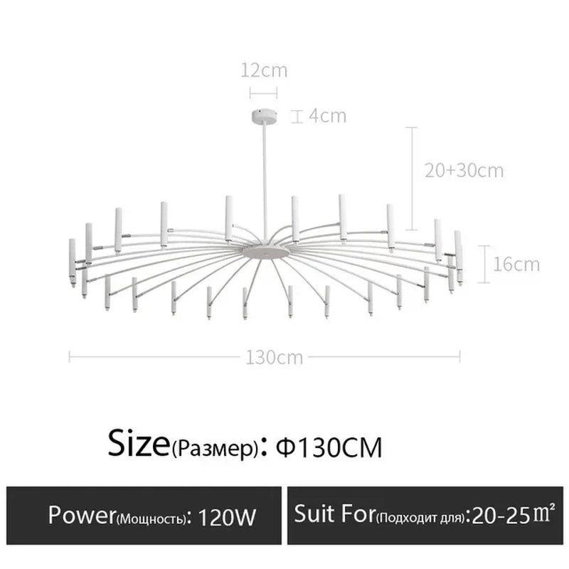 Minimalist Ceiling Chandelier G9 Light Fixtures 110V/220V Home Interior Lighting Decora Pendant Lamp for Living Room Dining Room