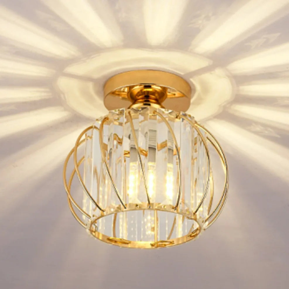 Novelty Design Glass Aisle Ceiling Light Fixtures for Corridor Balcony Ceiling Lampshade E27 Dining Room Chandelier Decoration