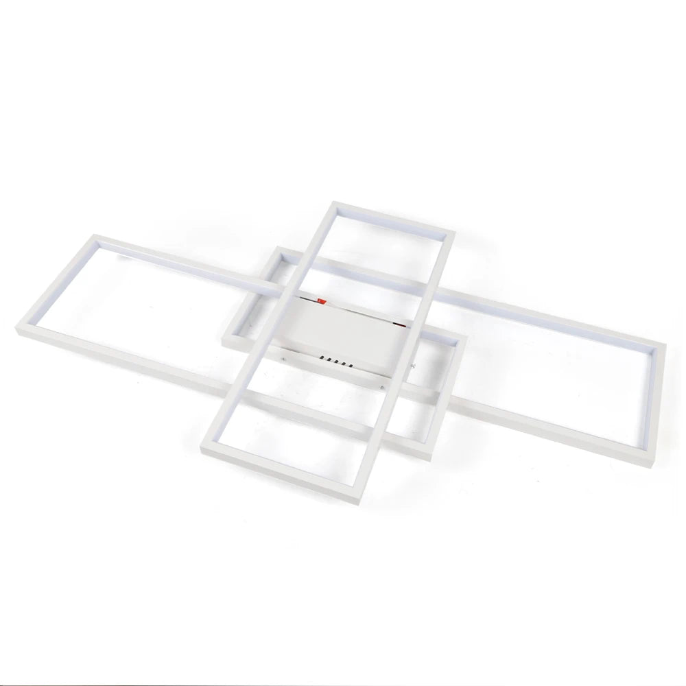 Modern LED Ceiling Lights Fixture 80W LED White Light Square Acrylic Flush Mount Ceiling Light Fixtures for Bedroom Study