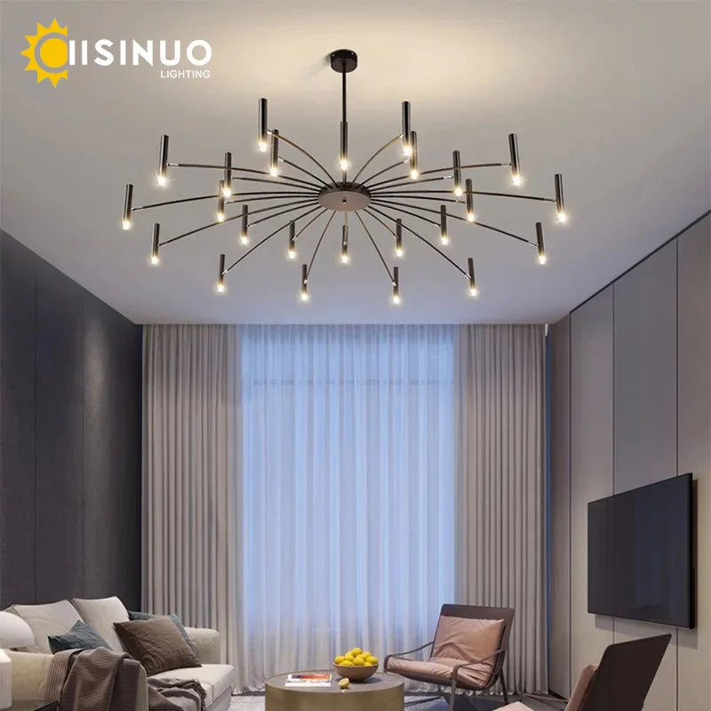Minimalist Ceiling Chandelier G9 Light Fixtures 110V/220V Home Interior Lighting Decora Pendant Lamp for Living Room Dining Room