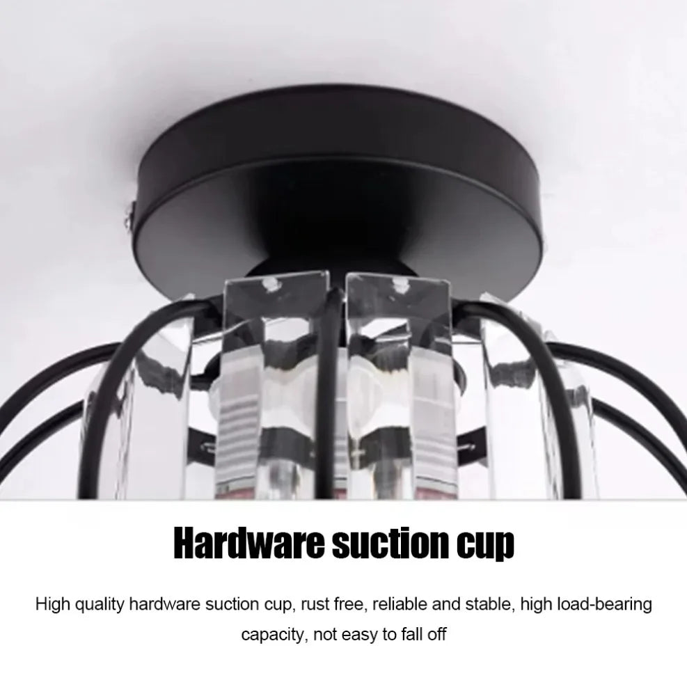 Novelty Design Glass Aisle Ceiling Light Fixtures for Corridor Balcony Ceiling Lampshade E27 Dining Room Chandelier Decoration