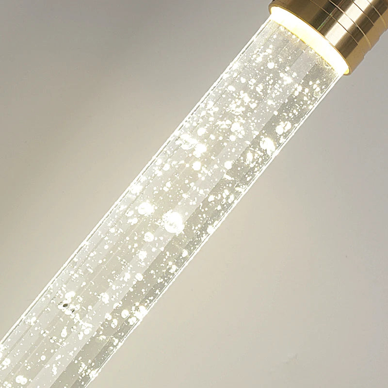 Luxury Crystal Pendant Light with Gold Fixtures Crystal Hanging Lamp for Living Room Bedroom Dining Room Modern Home Decor