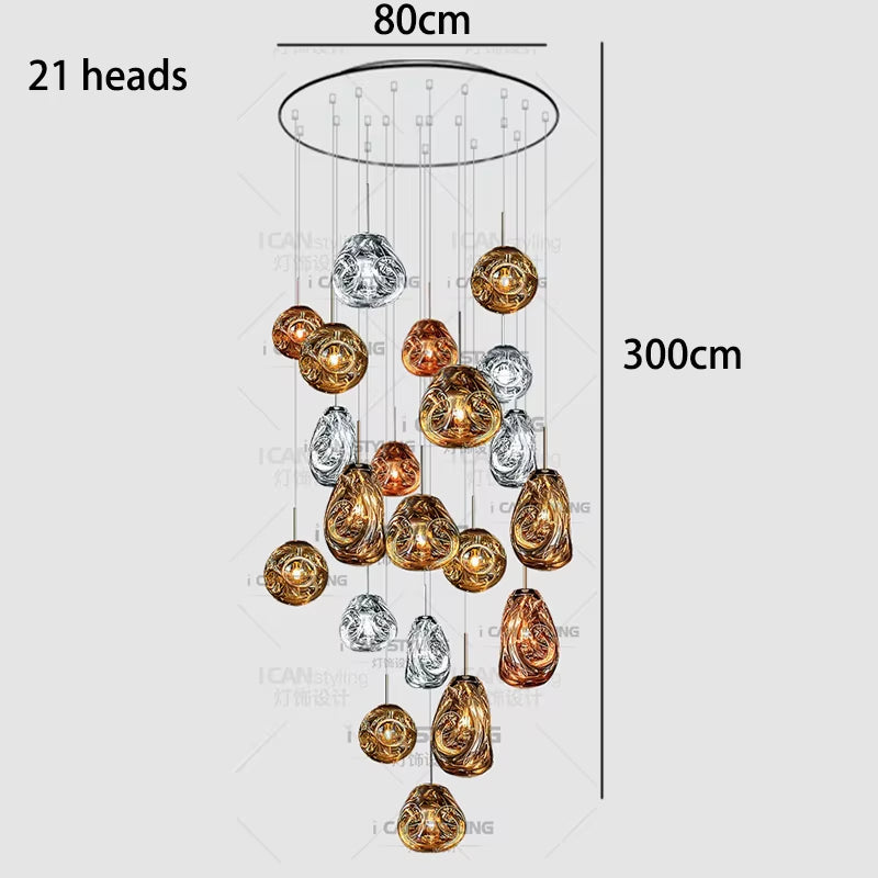 Modern Home Lighting, Living Room Pendant Lights, Dining Room Glass Pendant Lights, Indoor Lighting