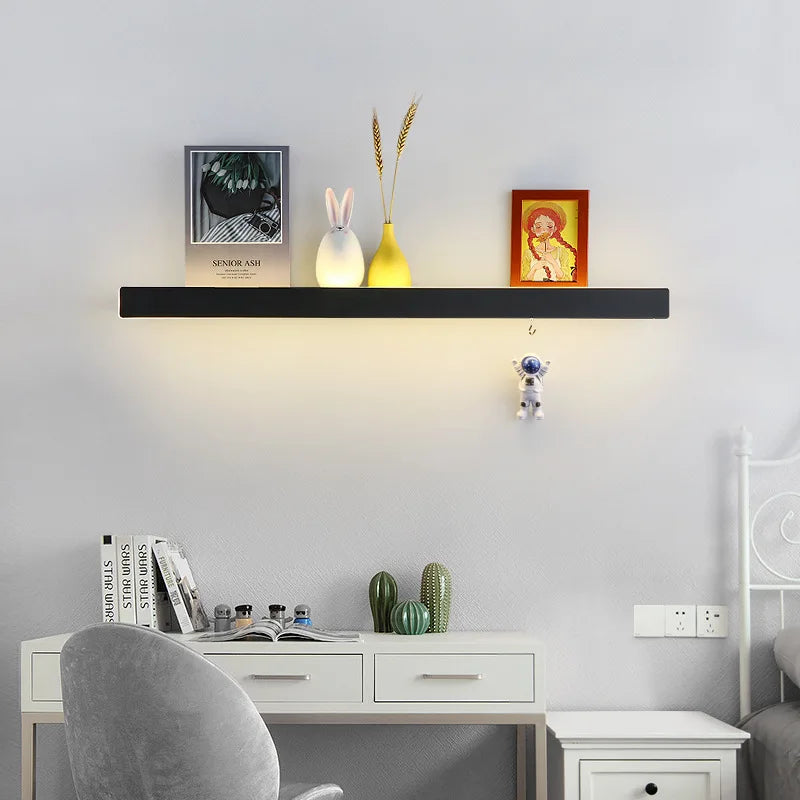 Modern LED Wall Lights, Storage Rack Wall Lights, Strip Lights, Living Room Sofas, Bedroom Background Wall Lights, Home Lights