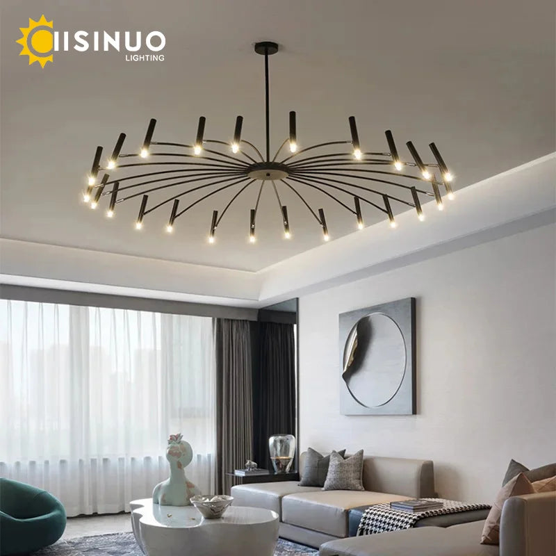 Minimalist Ceiling Chandelier G9 Light Fixtures 110V/220V Home Interior Lighting Decora Pendant Lamp for Living Room Dining Room