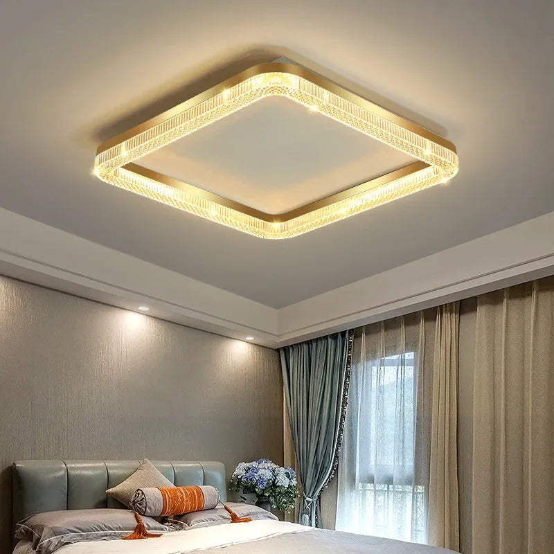 Simple Luxury Led Ceiling Light for Bedroom Living Dining Room Home Decor Indoor Ceiling Lamp Chandeliers Lighting Fixtures