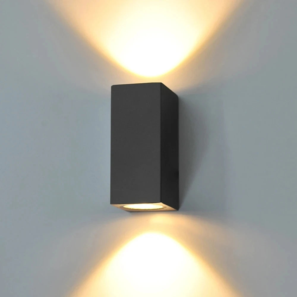 GU10 Base Outdoor Waterproof Wall Lights Garden Porch Wall Lighting LED Wall Lamps Aluminum AC86-265