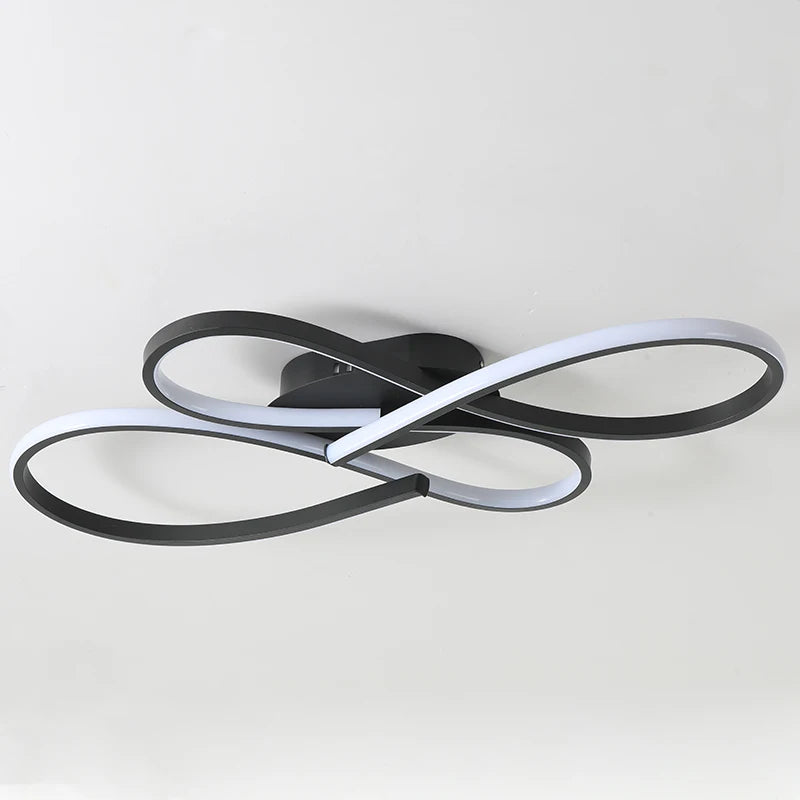 New Ceiling Modern Chandelier Lights for Living Room Bedroom Studyroom Black Led Ceiling Lamp for Room Chandelier Light Fixtures