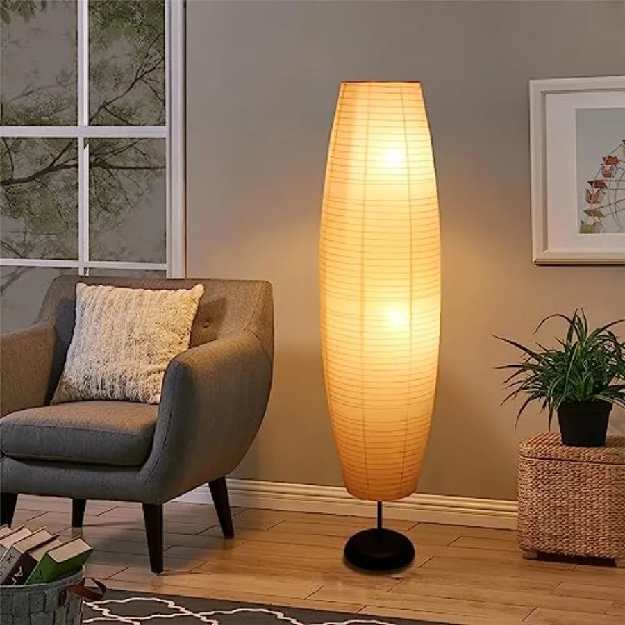 Paper Floor Lamp - Rice Paper Lantern Floor Lamp Modern Large Floor Lamp for Bedroomliving Room