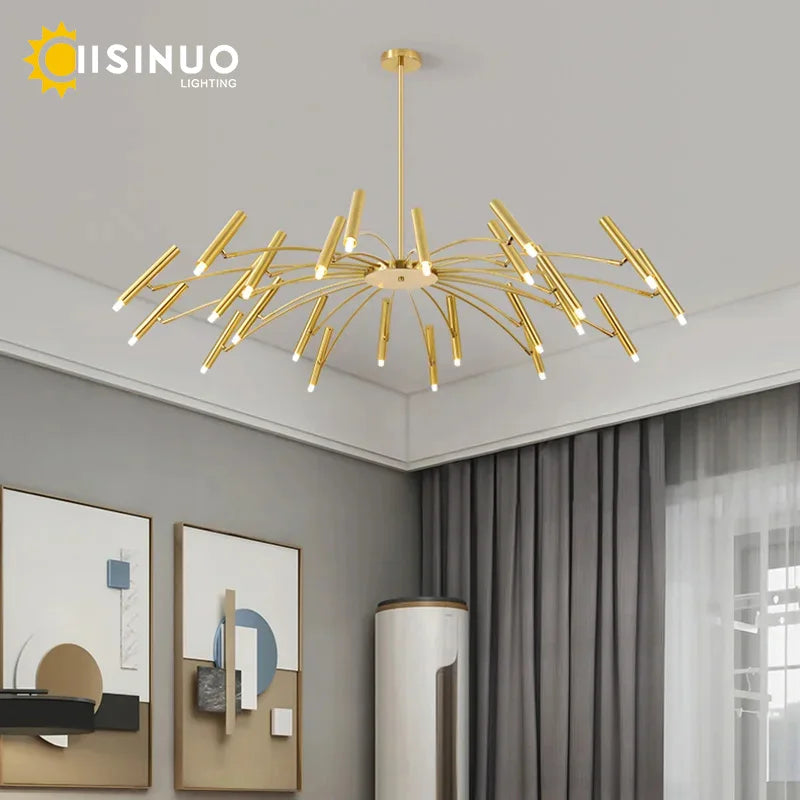 Minimalist Ceiling Chandelier G9 Light Fixtures 110V/220V Home Interior Lighting Decora Pendant Lamp for Living Room Dining Room