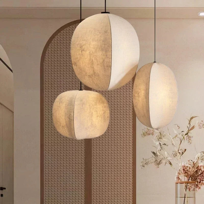 Nordic E27 Led Pendant Lights Wabi Sabi Dining Room Led Hanging Lamp Bar Suspend Light Fixture Lustre Luminaria Home Light