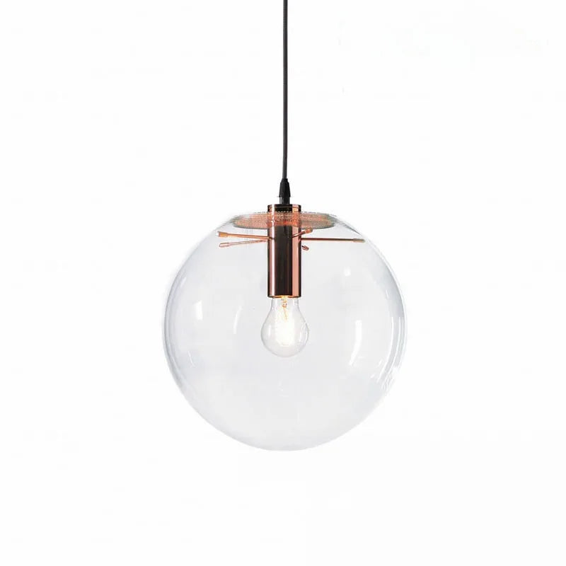 Bubble Pendant Light Glass Ball Pendant Lighting Creative Decoration Fixtures for Bedroom Study Dinner Room Bar Modern Pendant L