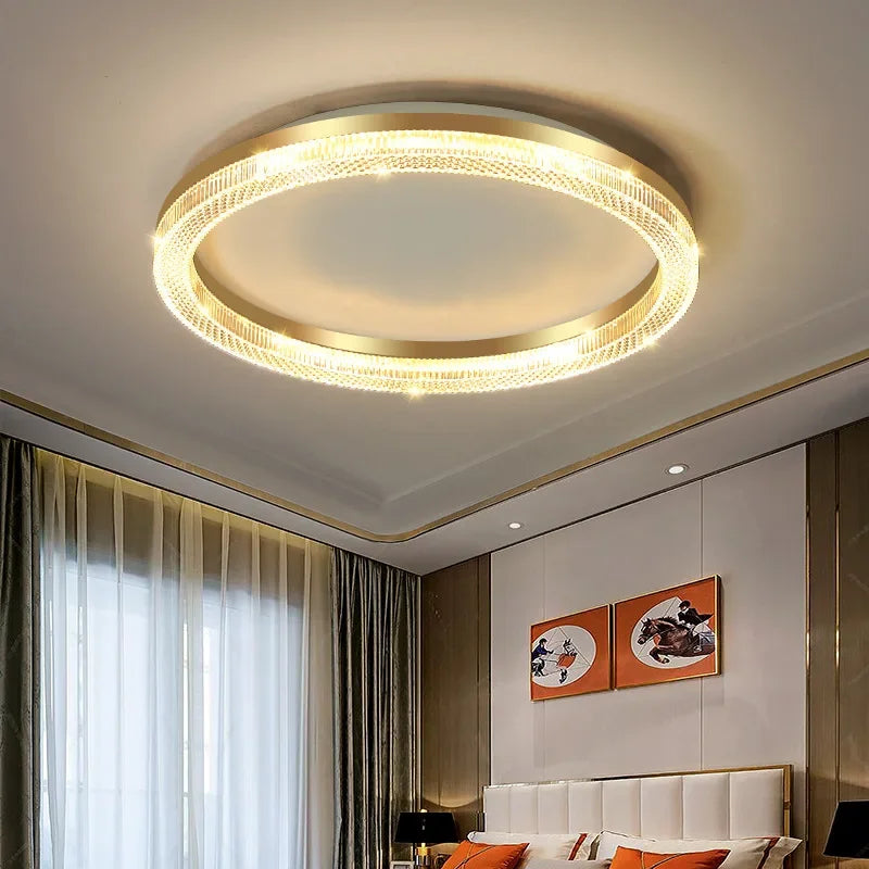 Simple Luxury Led Ceiling Light for Bedroom Living Dining Room Home Decor Indoor Ceiling Lamp Chandeliers Lighting Fixtures