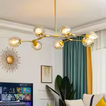 Nordic Glass Cluster Chandelier