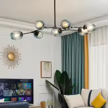 Nordic Glass Cluster Chandelier