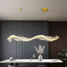 Linear LED Dining Chandelier