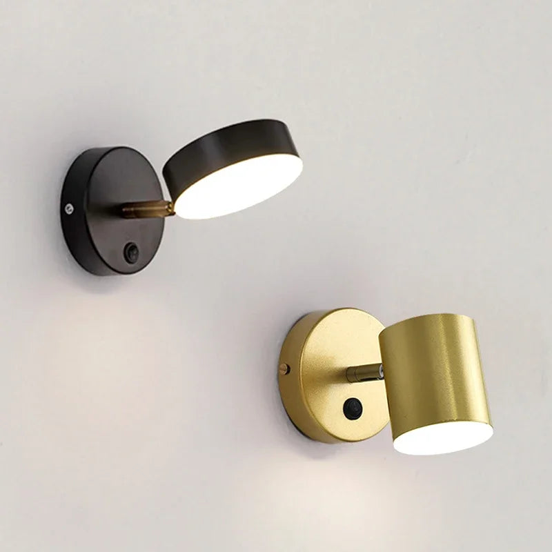 Indoor LED Wall Lights Nordic Bedroom Bedside Reading Wall Lights Corridor Background Lights Home Decoration Lighting