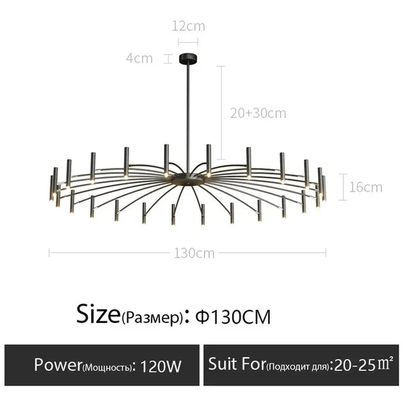 Minimalist Ceiling Chandelier G9 Light Fixtures 110V/220V Home Interior Lighting Decora Pendant Lamp for Living Room Dining Room