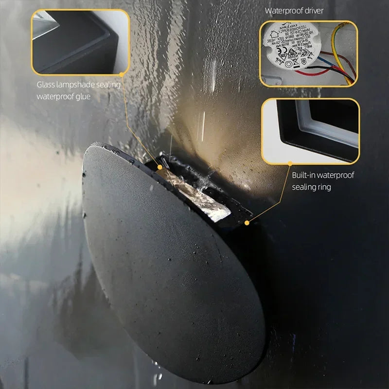 Aisilan LED IP65 Waterproof Wall Lamp Exterior Light for Bedroom Bedside Living Room Stairs Corridor Hallway Porch Decorative