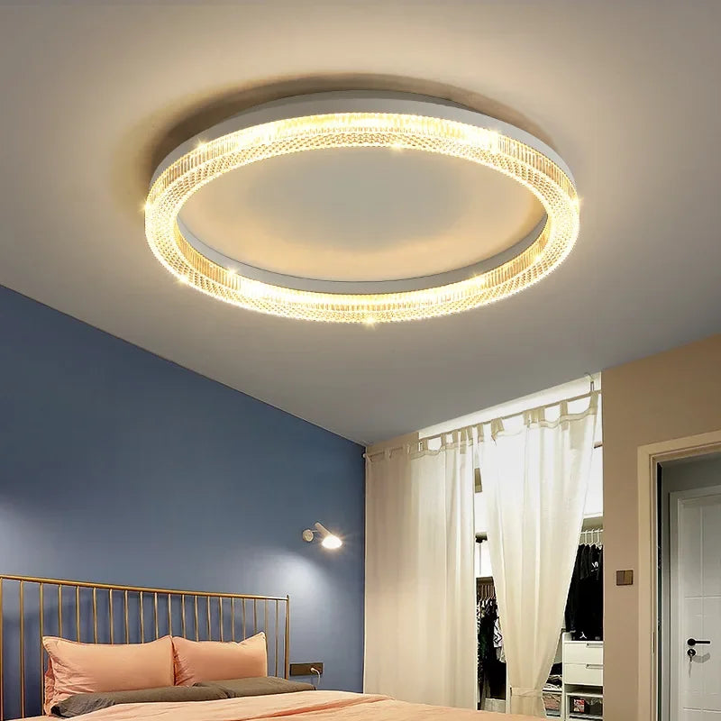 Simple Luxury Led Ceiling Light for Bedroom Living Dining Room Home Decor Indoor Ceiling Lamp Chandeliers Lighting Fixtures