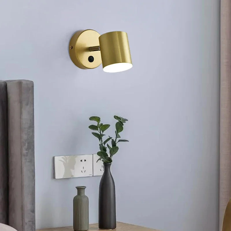 Indoor LED Wall Lights Nordic Bedroom Bedside Reading Wall Lights Corridor Background Lights Home Decoration Lighting