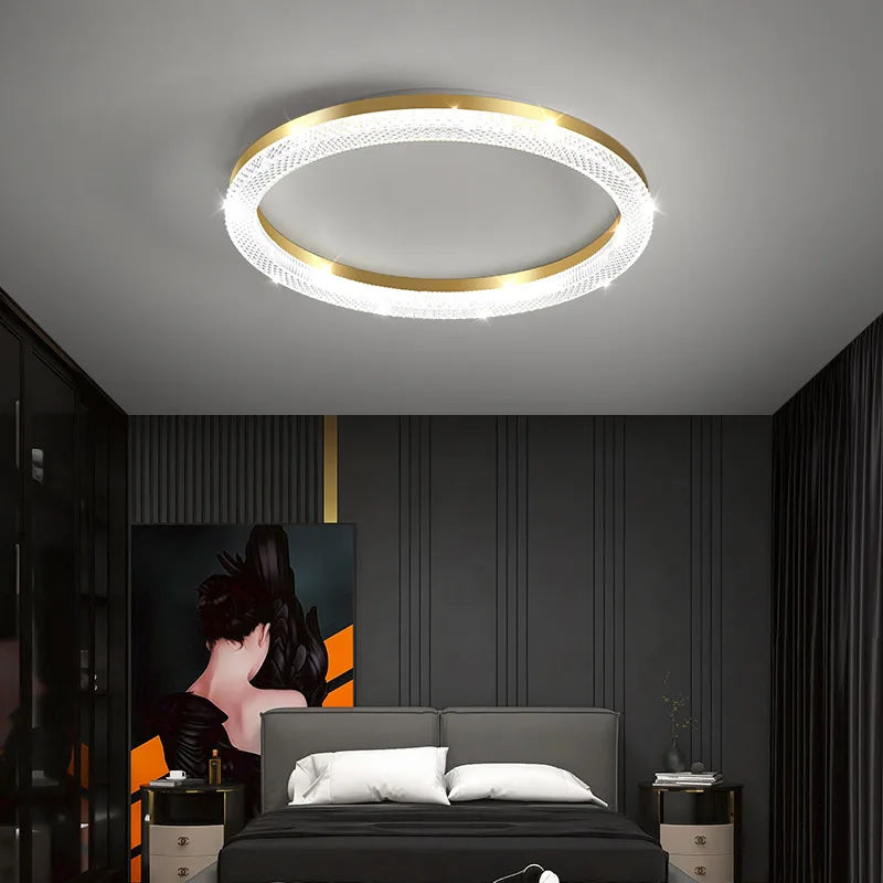 Simple Luxury Led Ceiling Light for Bedroom Living Dining Room Home Decor Indoor Ceiling Lamp Chandeliers Lighting Fixtures