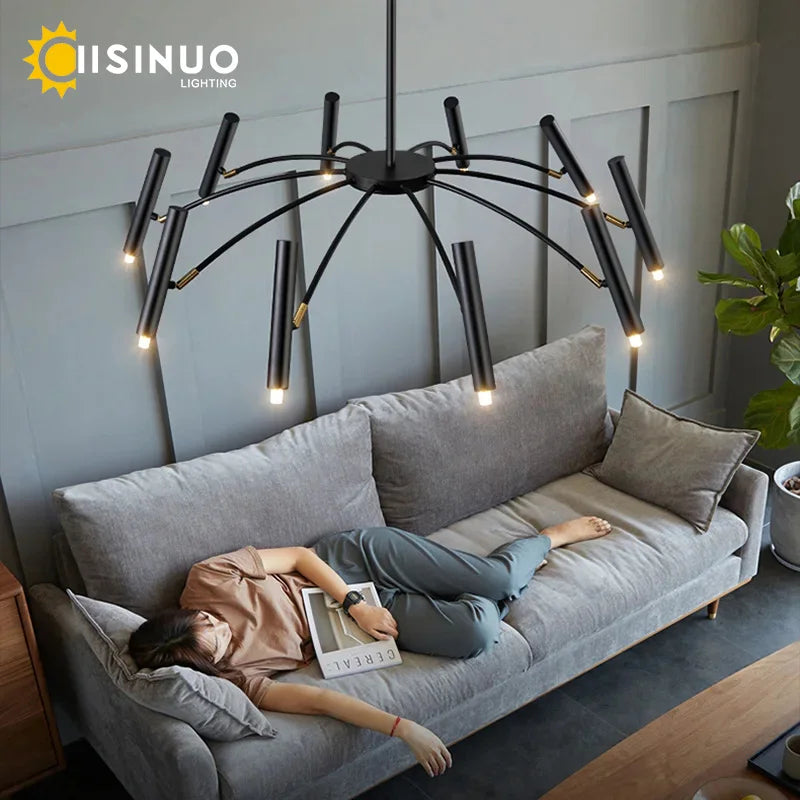 Minimalist Ceiling Chandelier G9 Light Fixtures 110V/220V Home Interior Lighting Decora Pendant Lamp for Living Room Dining Room