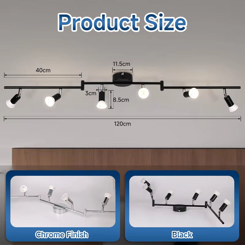 GU10 Modern Led Light Ceiling Lamp Led Ceiling Spotlights Living Room Light Fixture Indoor for Dinning Room Bedroom Kitchen