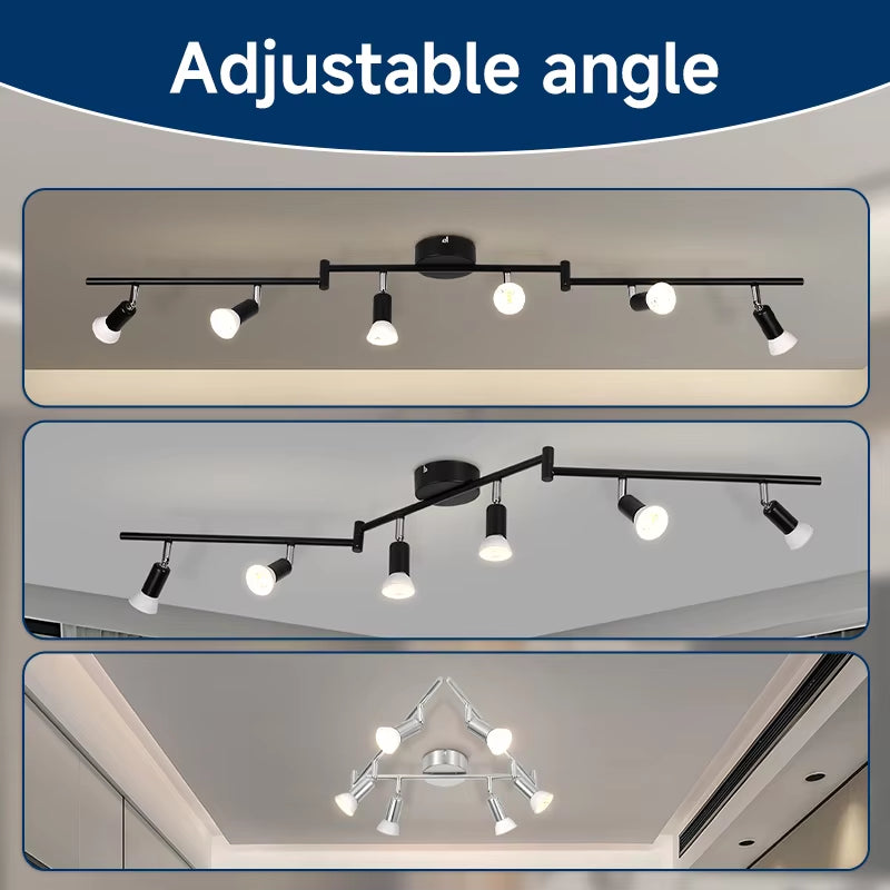 GU10 Modern Led Light Ceiling Lamp Led Ceiling Spotlights Living Room Light Fixture Indoor for Dinning Room Bedroom Kitchen