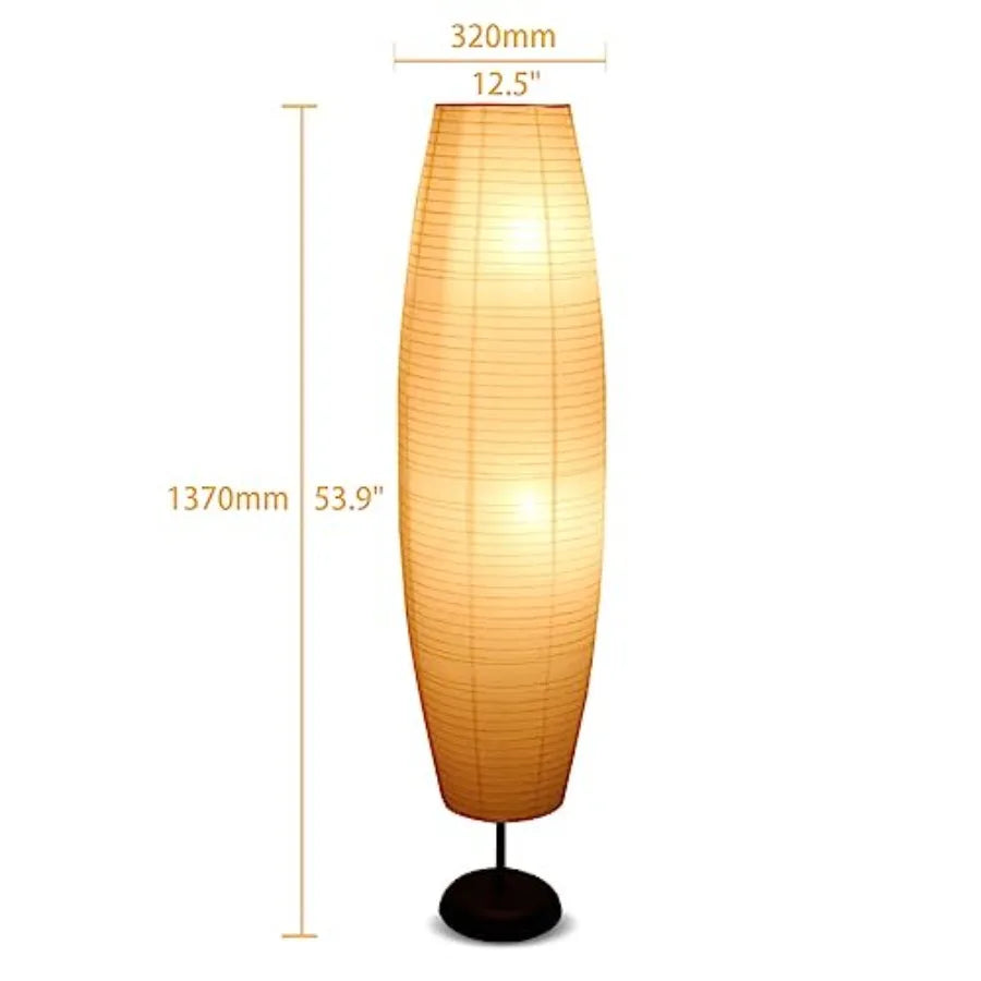 Paper Floor Lamp - Rice Paper Lantern Floor Lamp Modern Large Floor Lamp for Bedroomliving Room