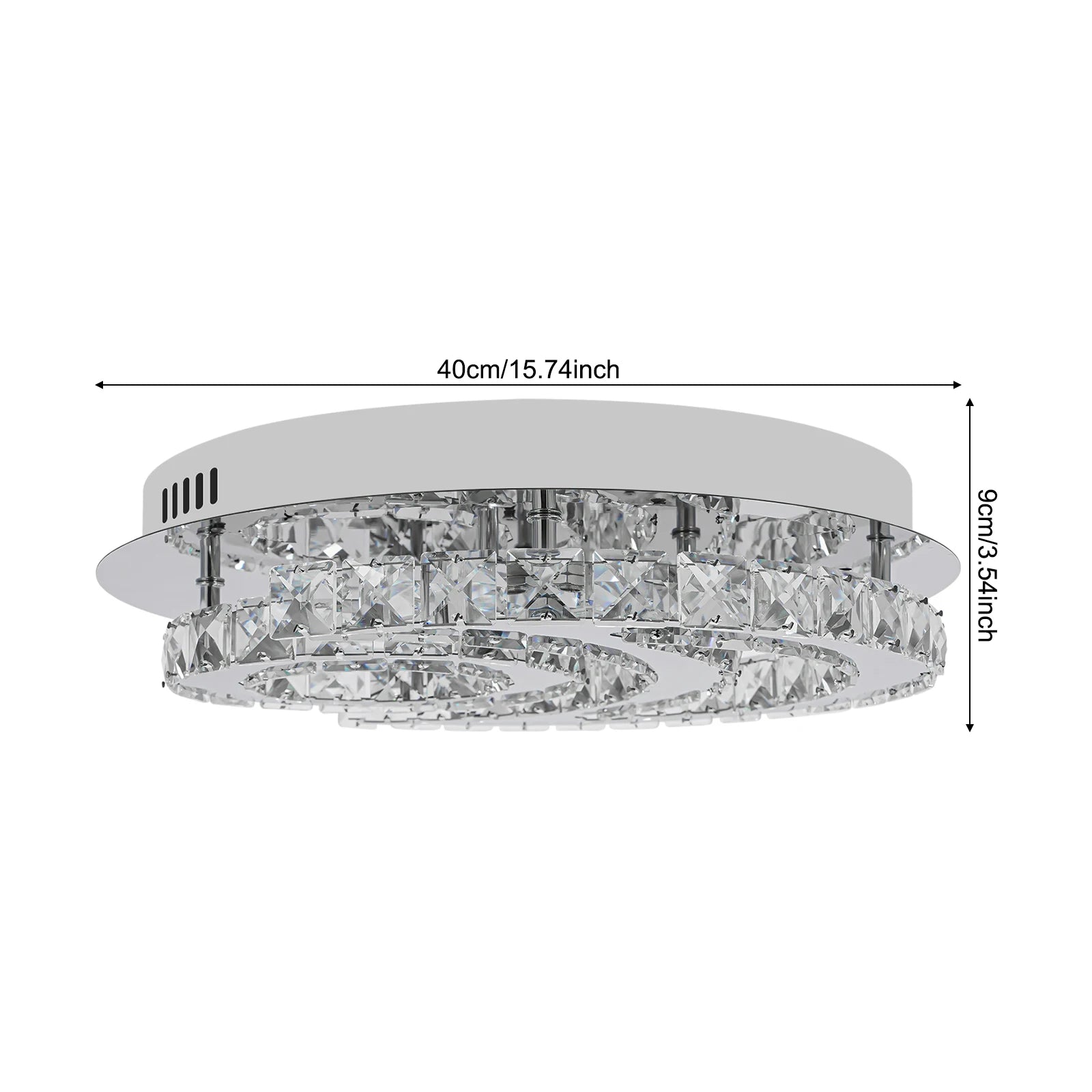 LED Ceiling Light Cold White Light, Modern Ceiling Light, Embedded Ceiling Light for Kitchen, Living Room, Bedroom, Balcony