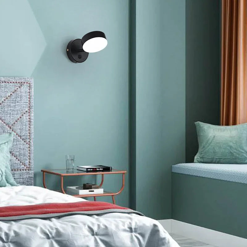 Indoor LED Wall Lights Nordic Bedroom Bedside Reading Wall Lights Corridor Background Lights Home Decoration Lighting