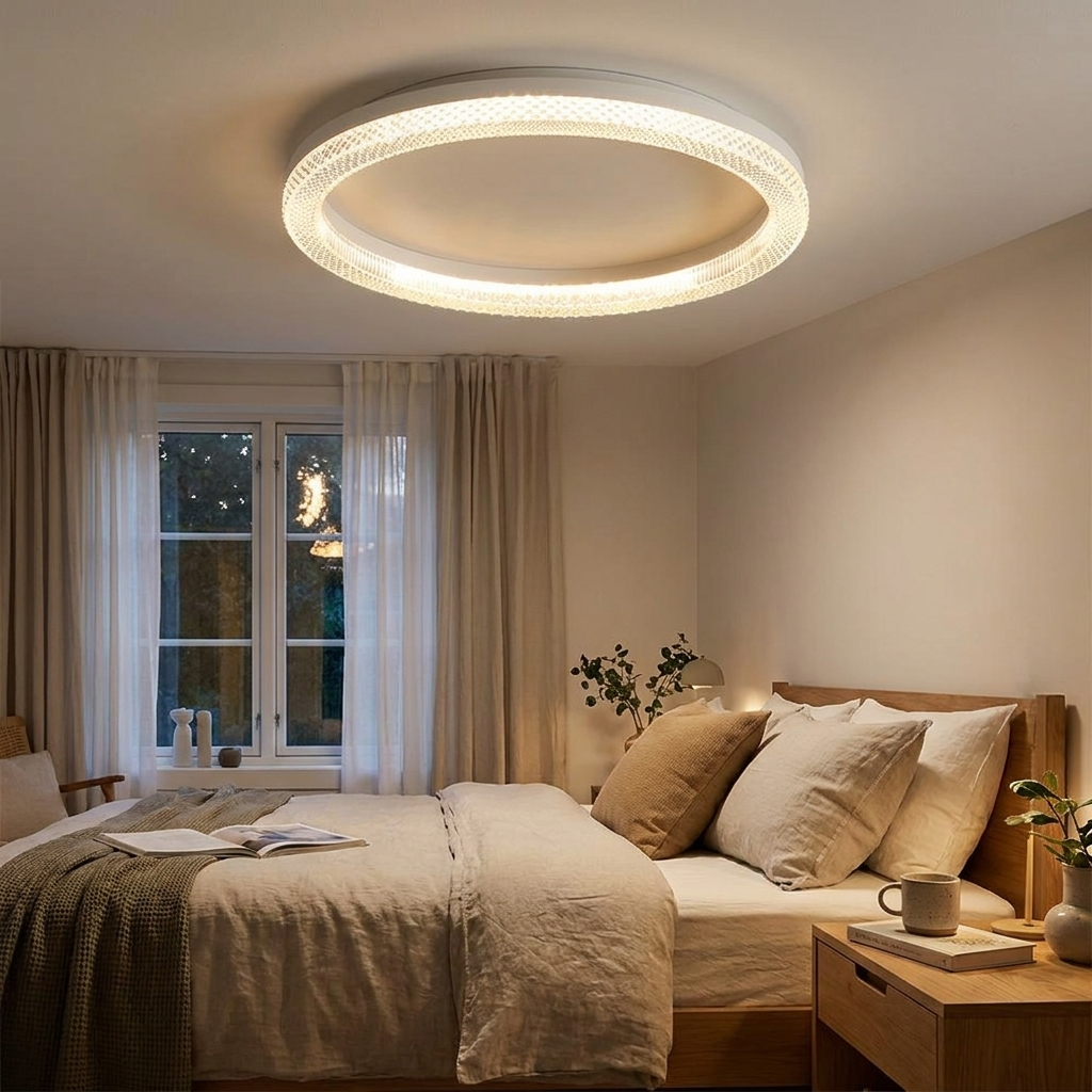 Minimalist Luxury Chandelier in use