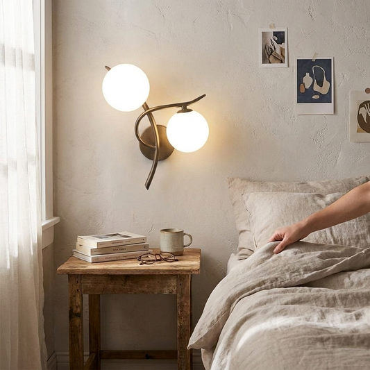 Nordic Modern Wall Light in use
