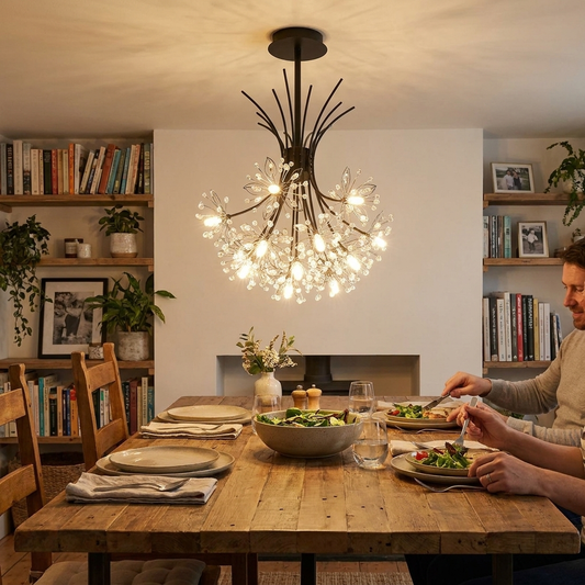 Luxury Chandelier in use