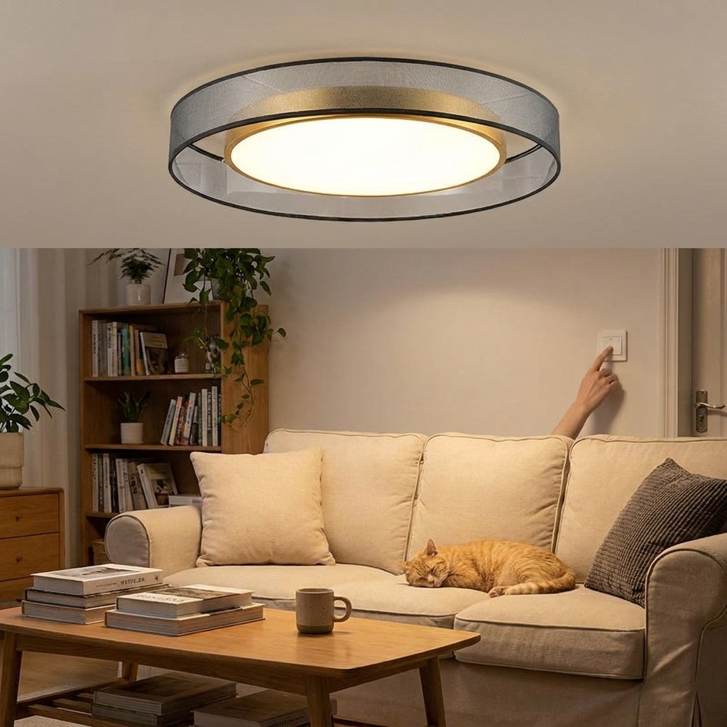 All Copper LED Ceiling Light lifestyle