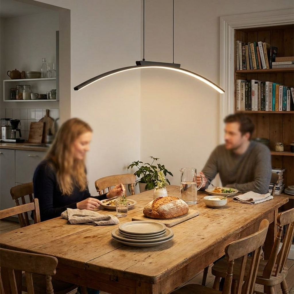 Minimalist Curve Pendant Lamp lifestyle
