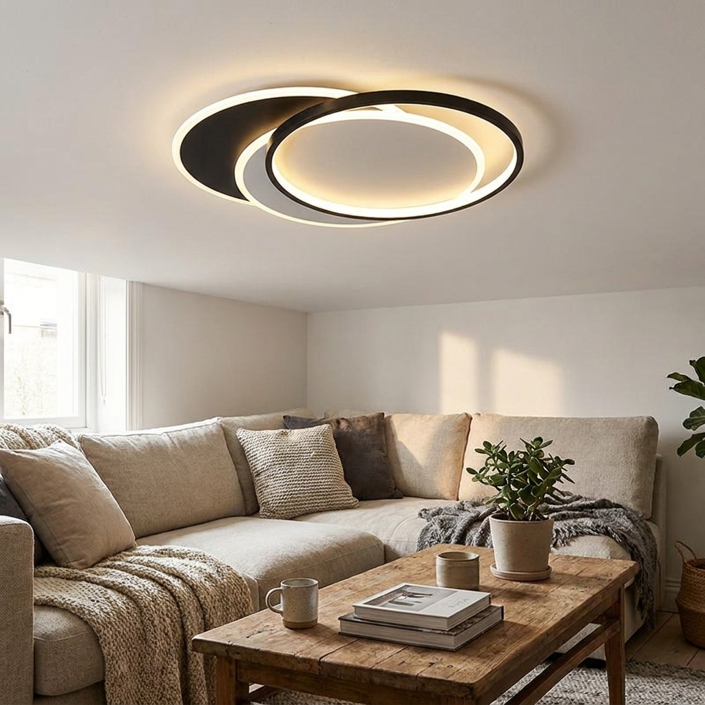 Living Room Modern Ceiling Light lifestyle