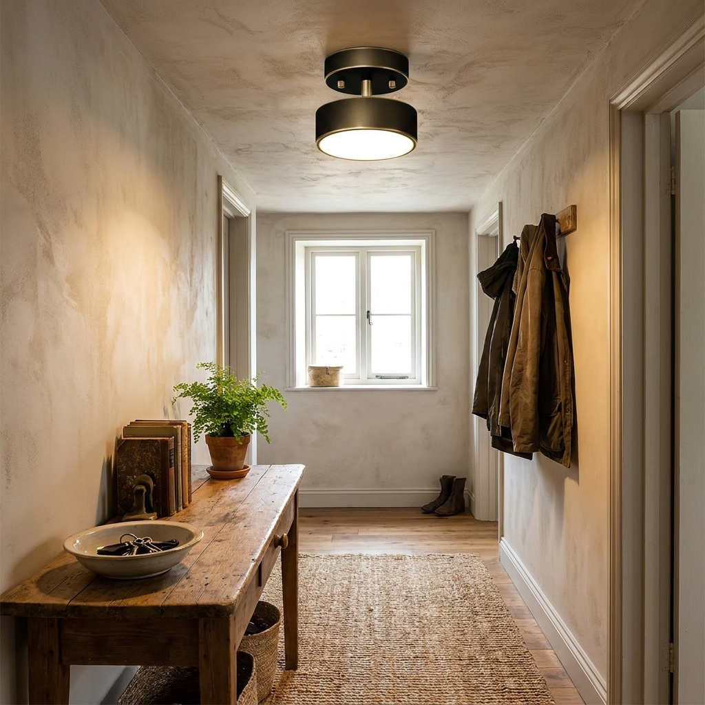 Modern LED Copper Ceiling Light lifestyle