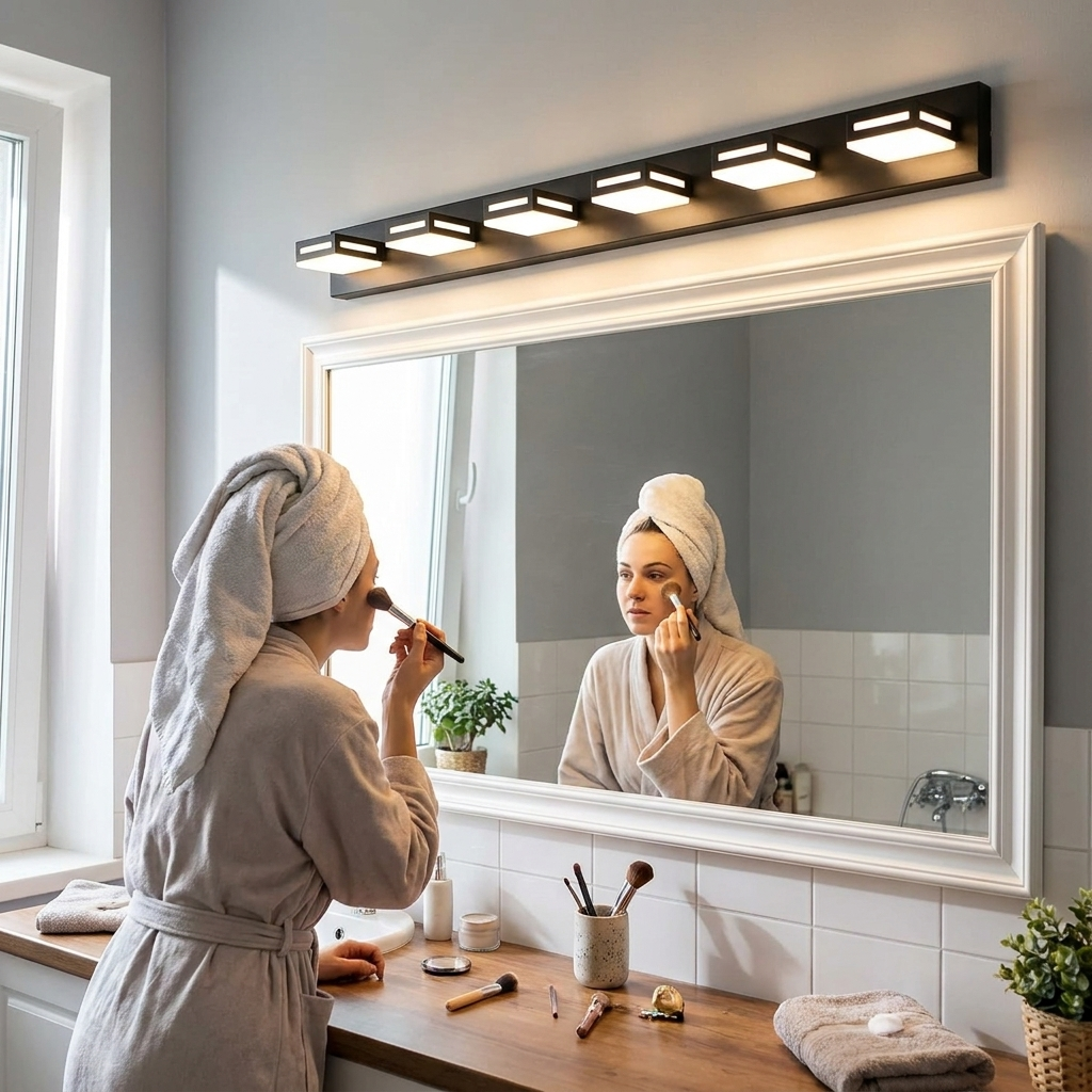 LED Bathroom 3-Light Matte lifestyle