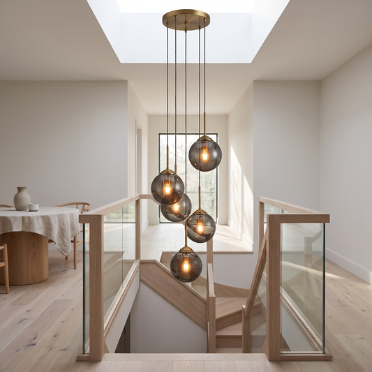 Paragon Nordic Cluster Pendant Light in a modern Scandinavian home